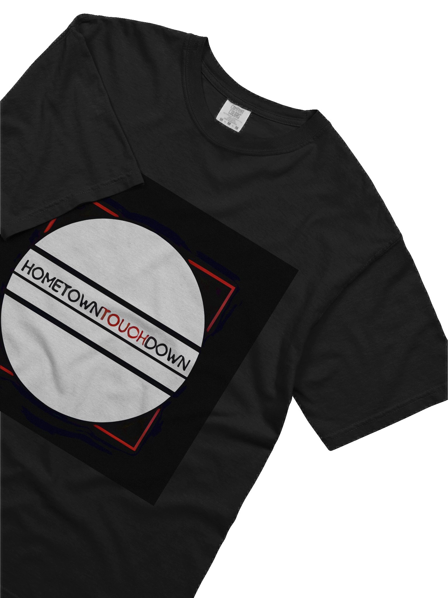 Hometown Touchdown Circle Graphic T-Shirt product image (65)