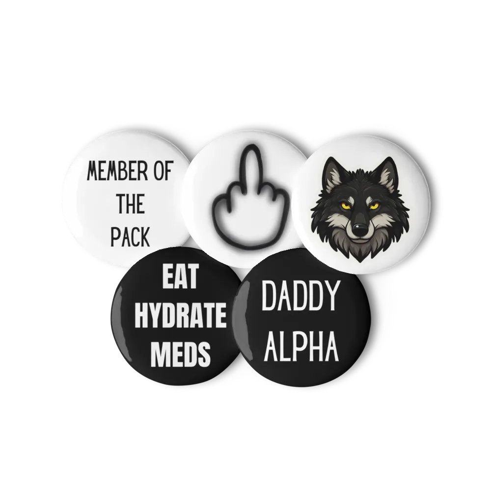 DADDY ALPHA Pin Button Set product image (11)