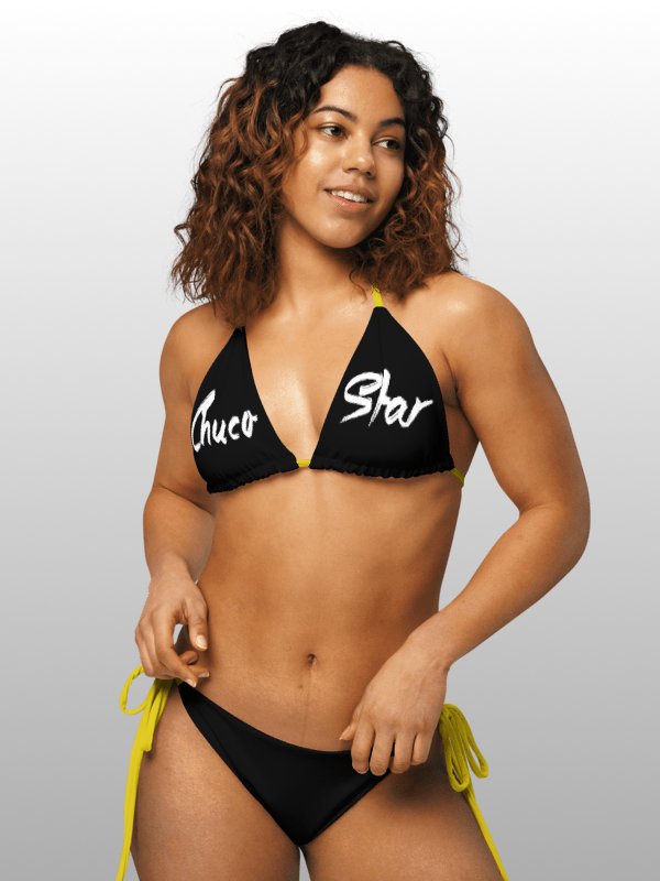 Chuco Star All-Over Print Recycled String Bikini product image (1)