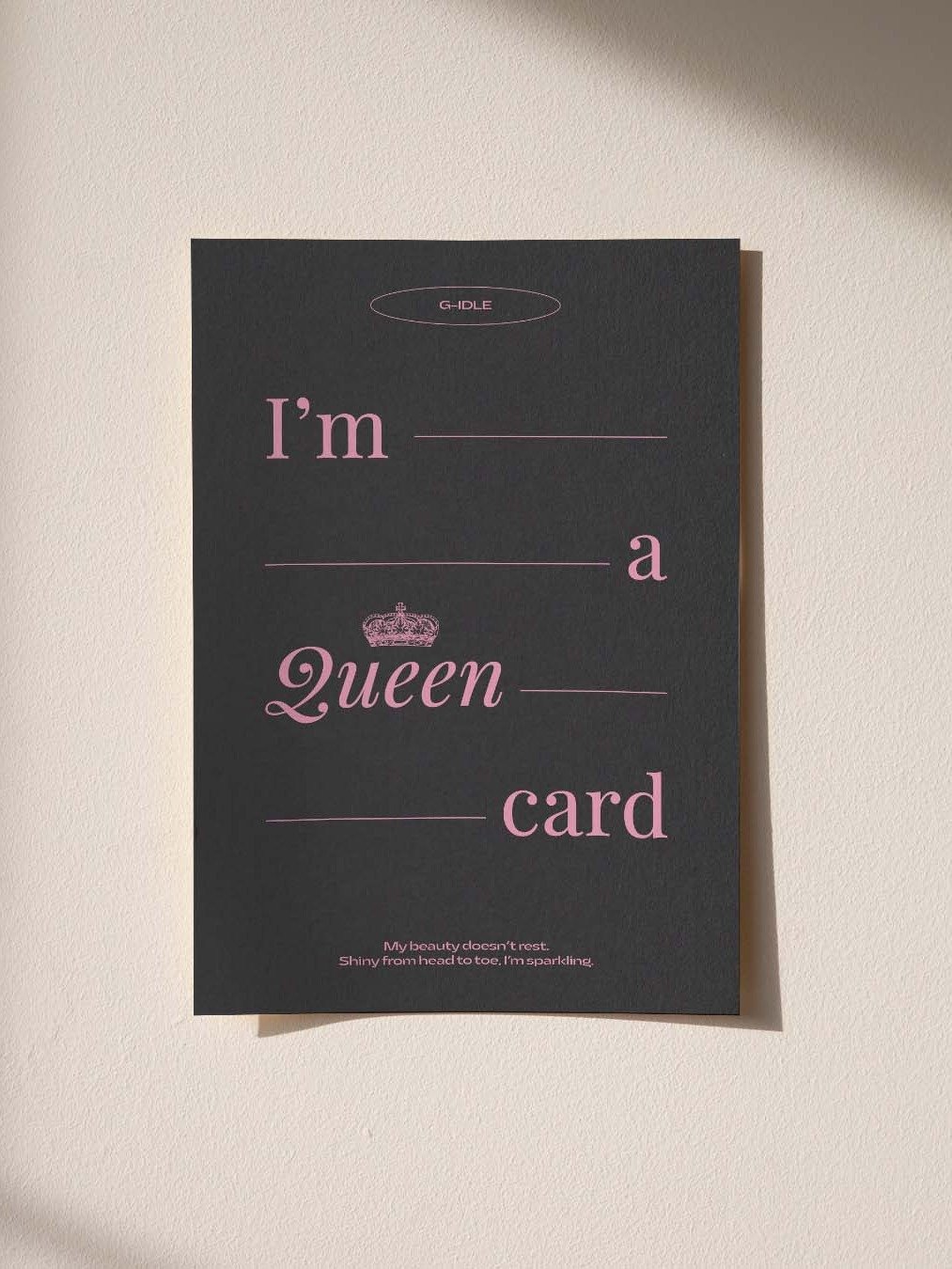 Queencard - G-IDLE KPOP Digital Printable Wall Art Poster (A1 SIZE) - Instant Download product image (2)