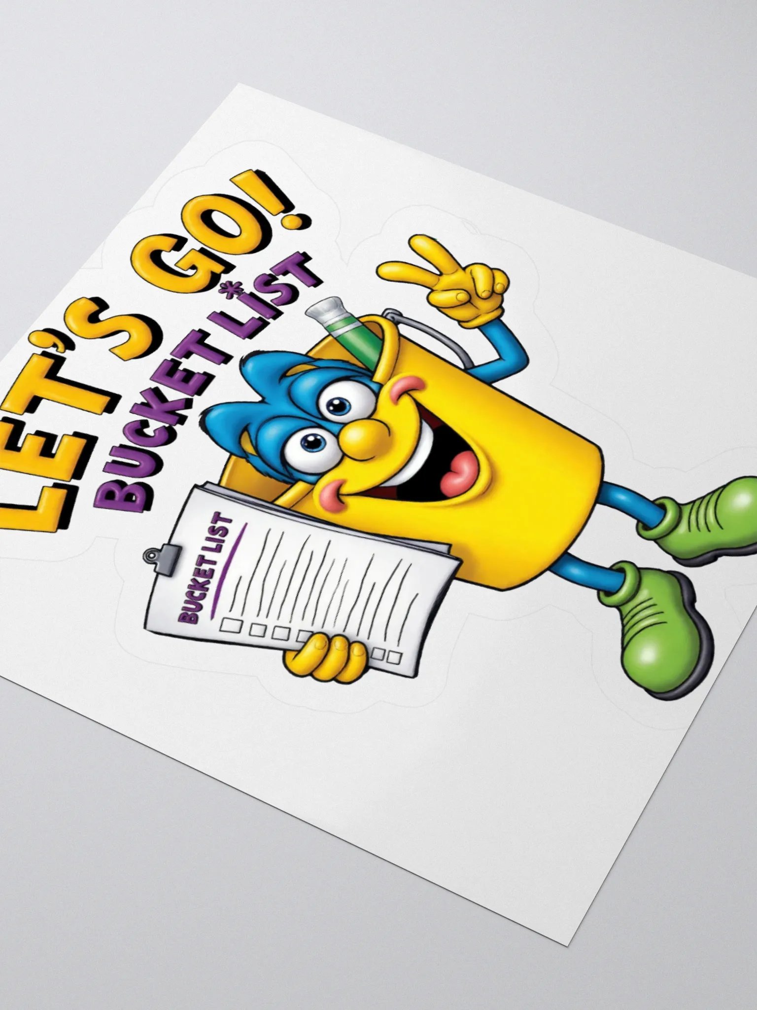 Bucket List Bliss Kiss-Cut Stickers product image (9)