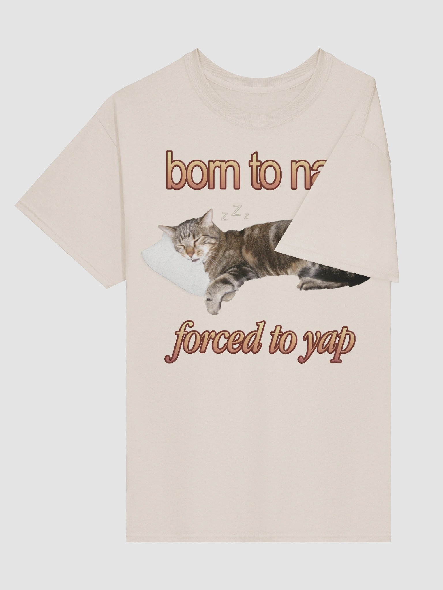Born to Nap Forced to Yap - Cat T-shirt product image (4)