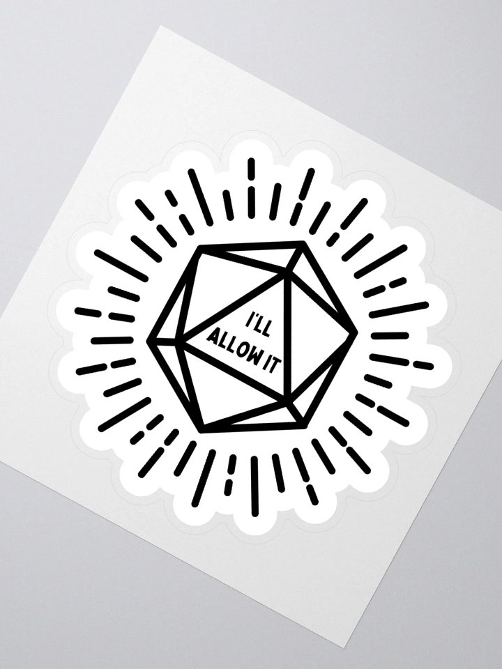 I'll Allow It Kiss Cut Stickers product image (2)