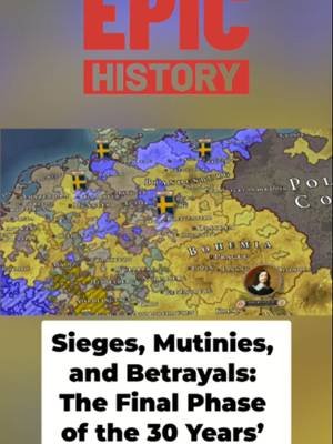 The final phase of the Thirty Years’ War: the last turn before peace… and it wasn’t clean. How did Europe finally stop the bleeding in 1648? watch the full video at Epic History. #ThirtyYearsWar #PeaceOfWestphalia #1648 #HistoryTok #MilitaryHistory