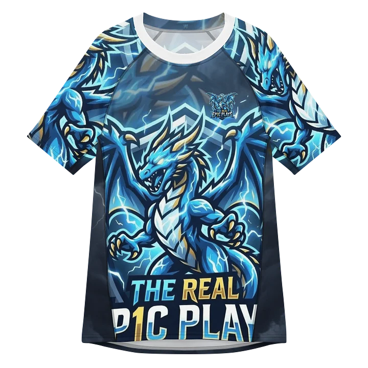 TheRealEp1cPlays All over Print mens Recycled Short Sleeve Rash Guard product image (1)
