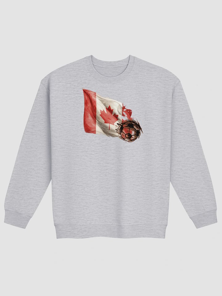 Canada Flag Soccer Football Crewneck Sweatshirt product image (1)