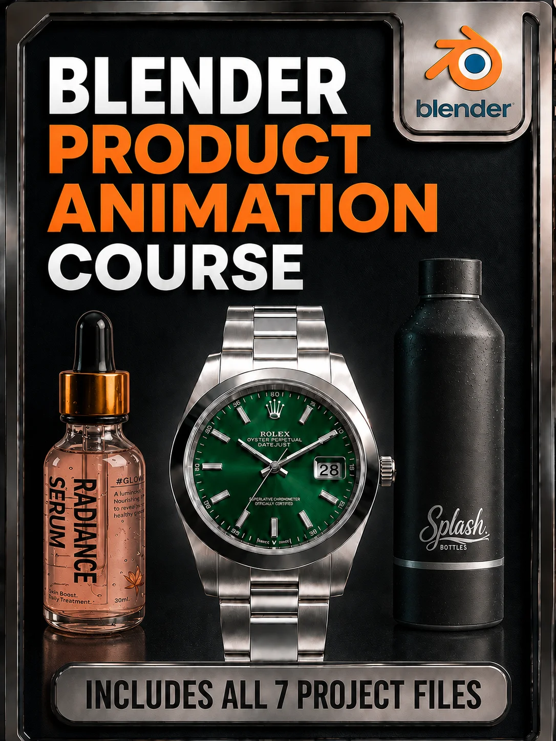 Blender Product Animation Course: All Project Files product image (1)