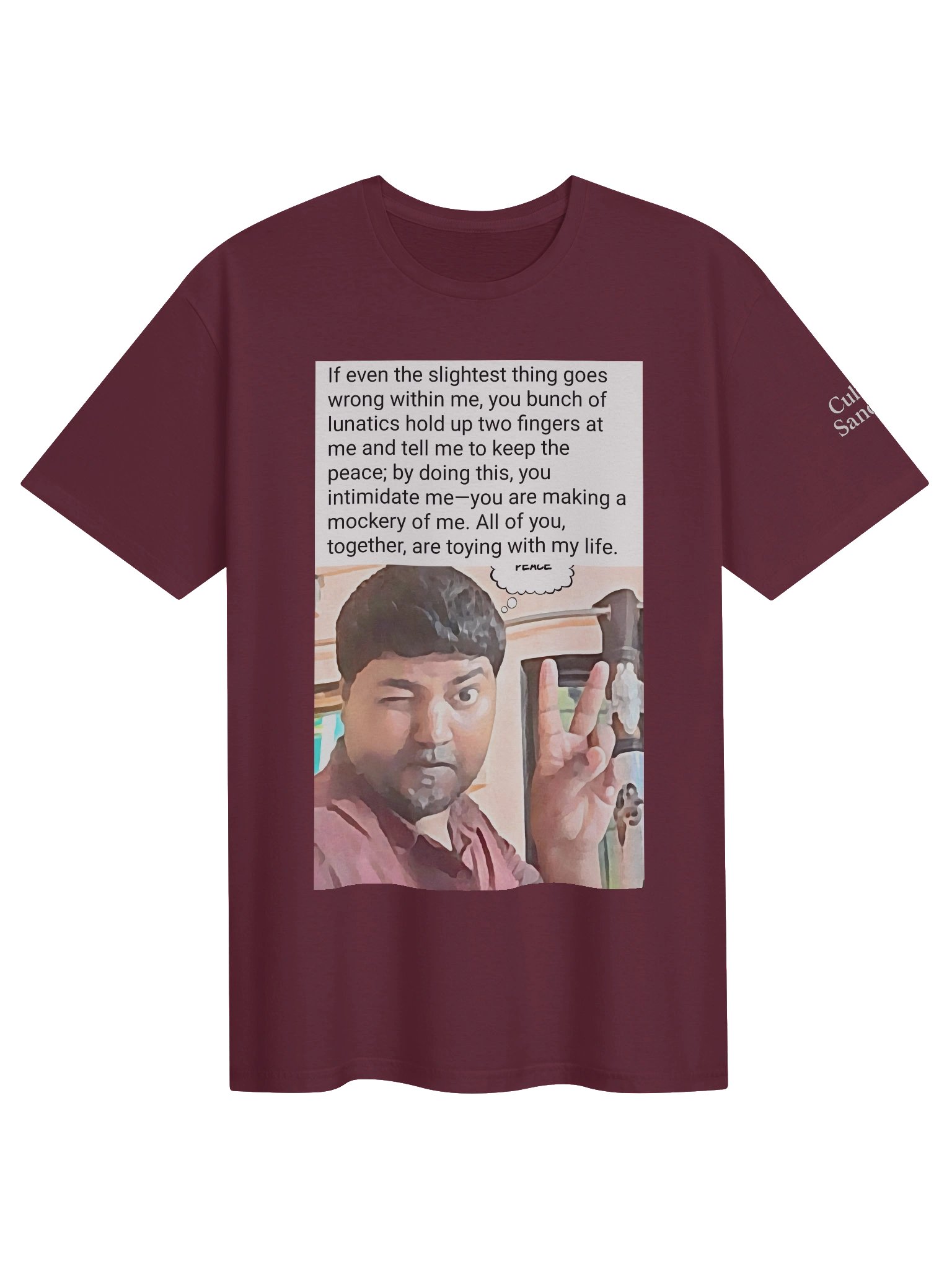 Sandeep Warning Graphic T product image (11)