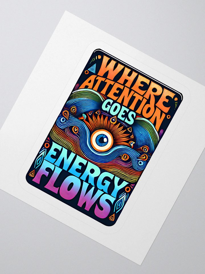 Energy Flows Kiss Cut Sticker product image (7)