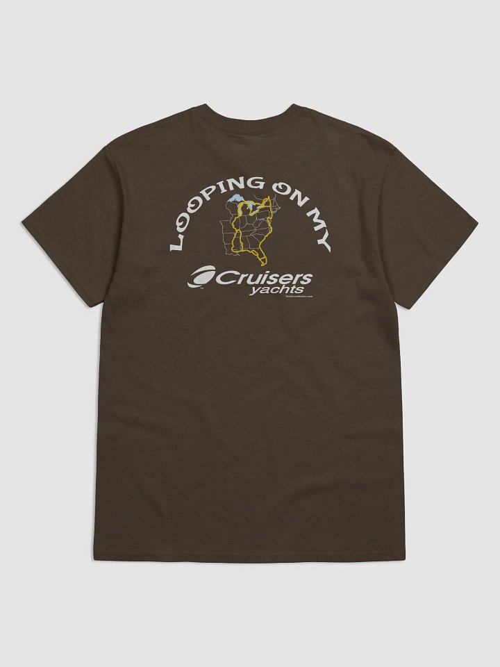 Looping On My Cruisers Yachts - T-Shirt - Dark Shirt w/White Logo product image (1)