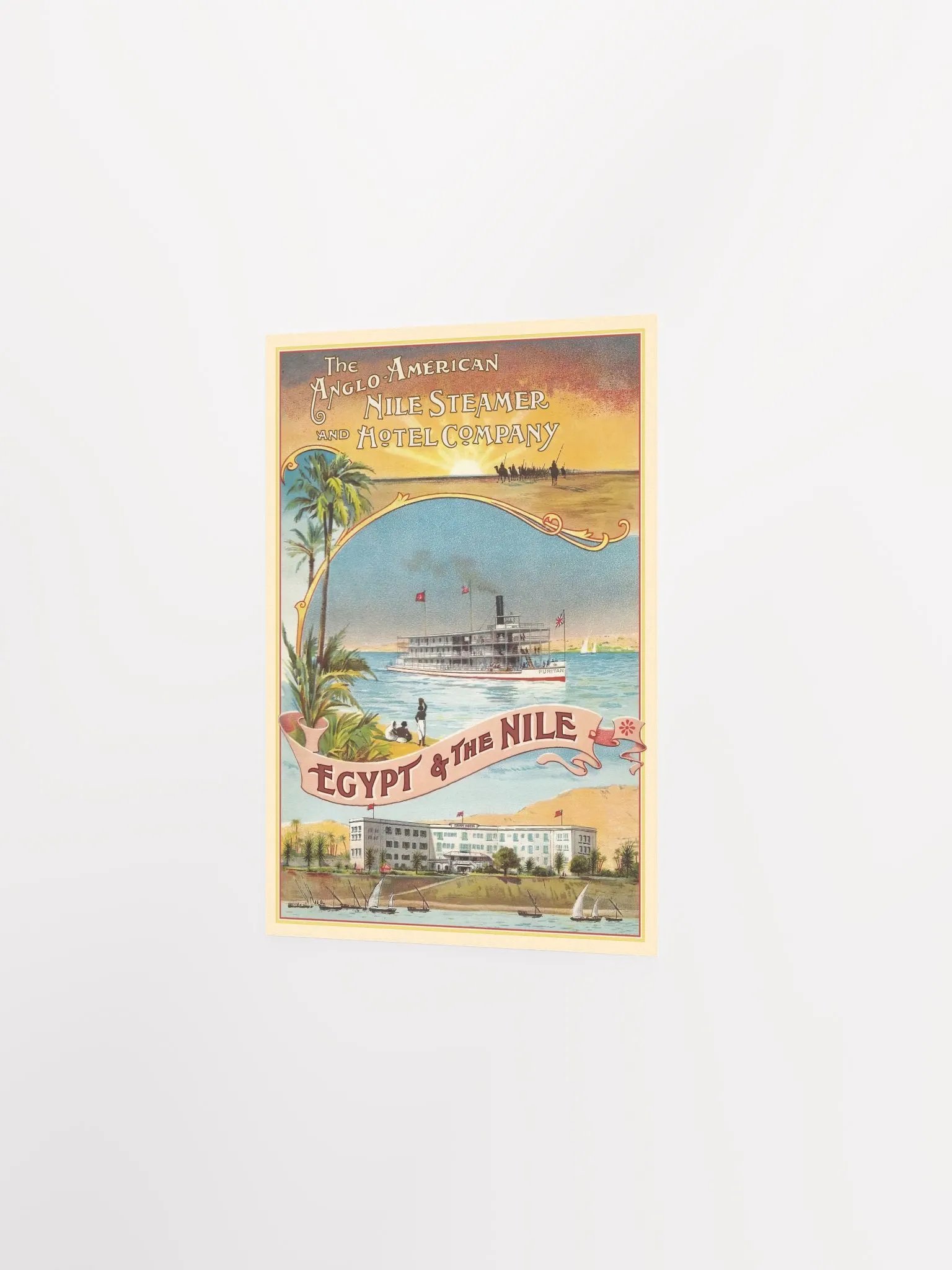 Egypt & The Nile, 1910s — retro vintage travel poster, retro travel art, retro travel wall art product image (7)