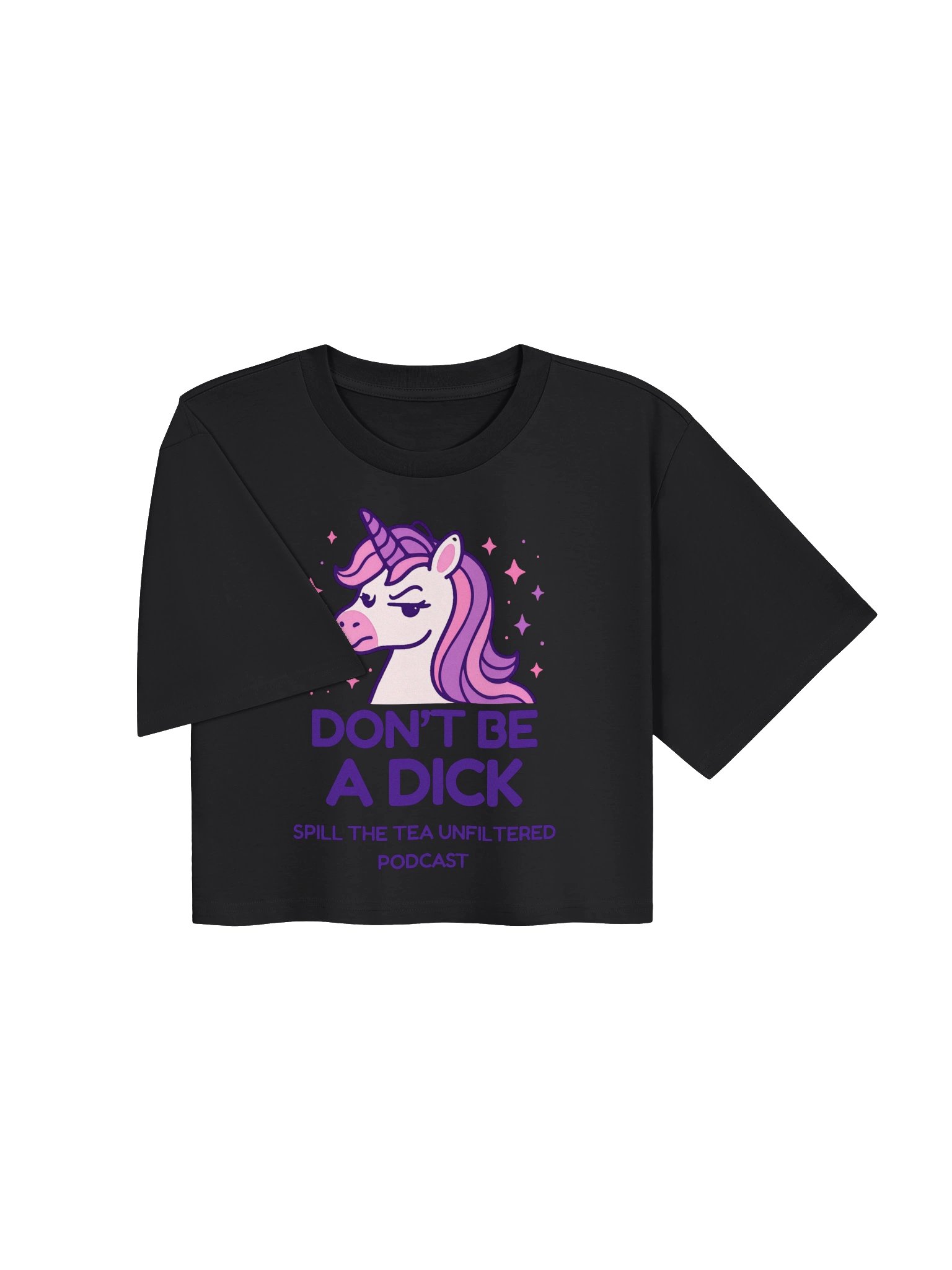 Don’t Be a Dick Unicorn Crop Tee product image (11)