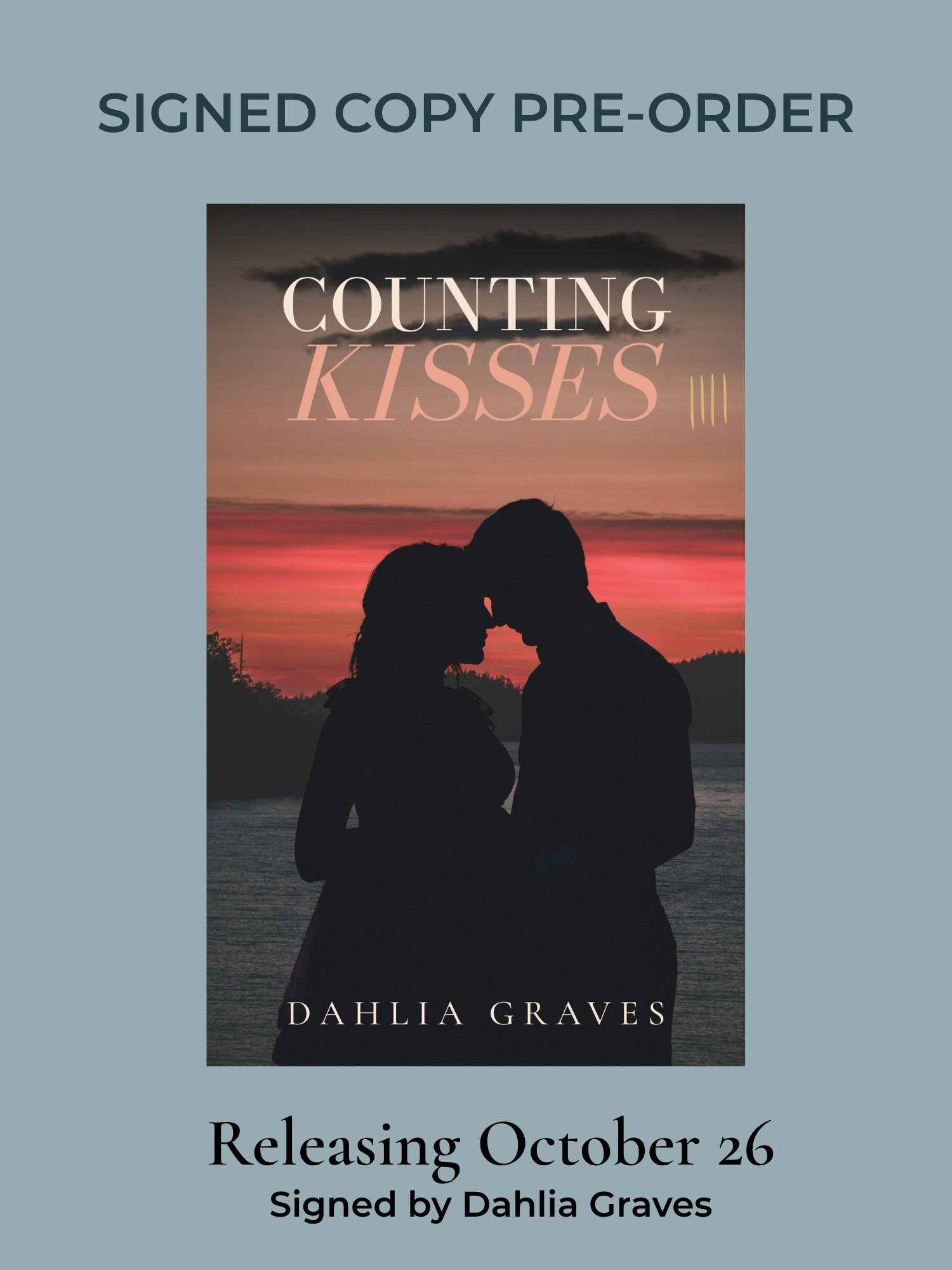 Pre-Order Signed Paperback - Counting Kisses product image (1)