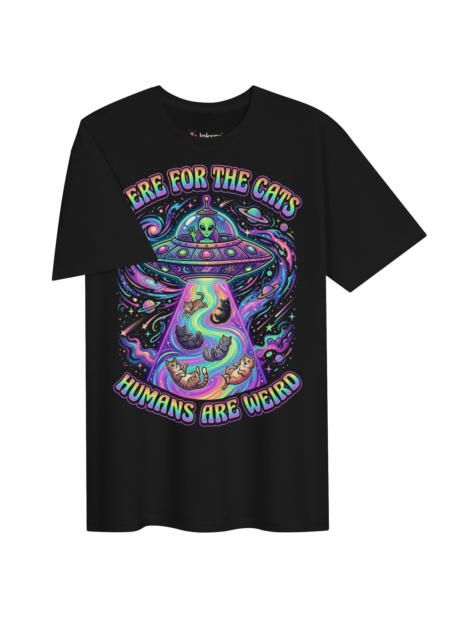 Here for the Cats Alien Tee product image (7)
