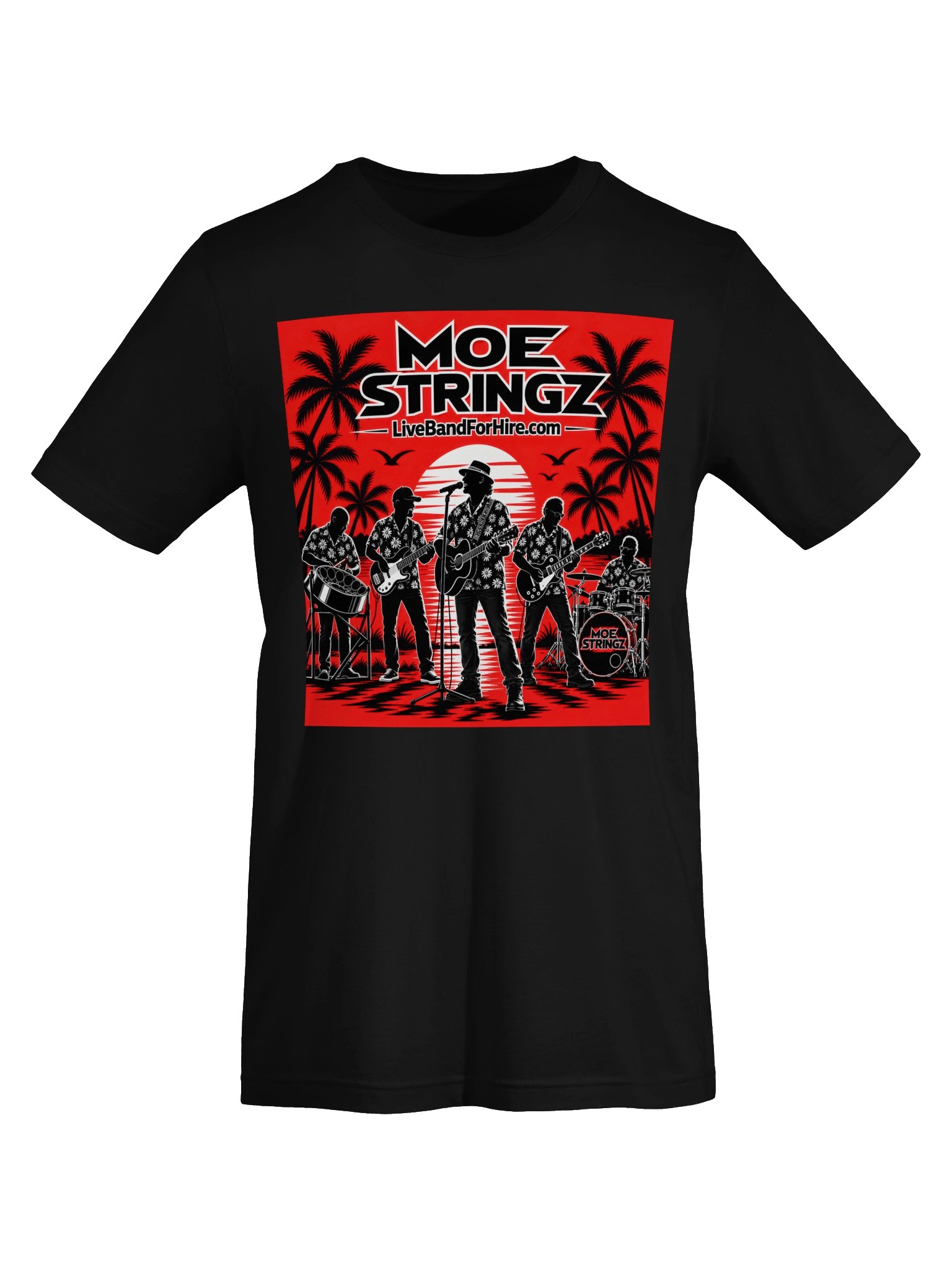 Moe Stringz T-Shirt Black product image (5)