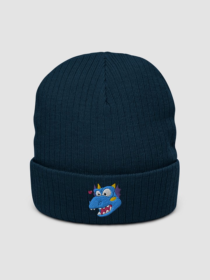 Love Dragon Blue Recycled Cuffed Beanie product image (1)