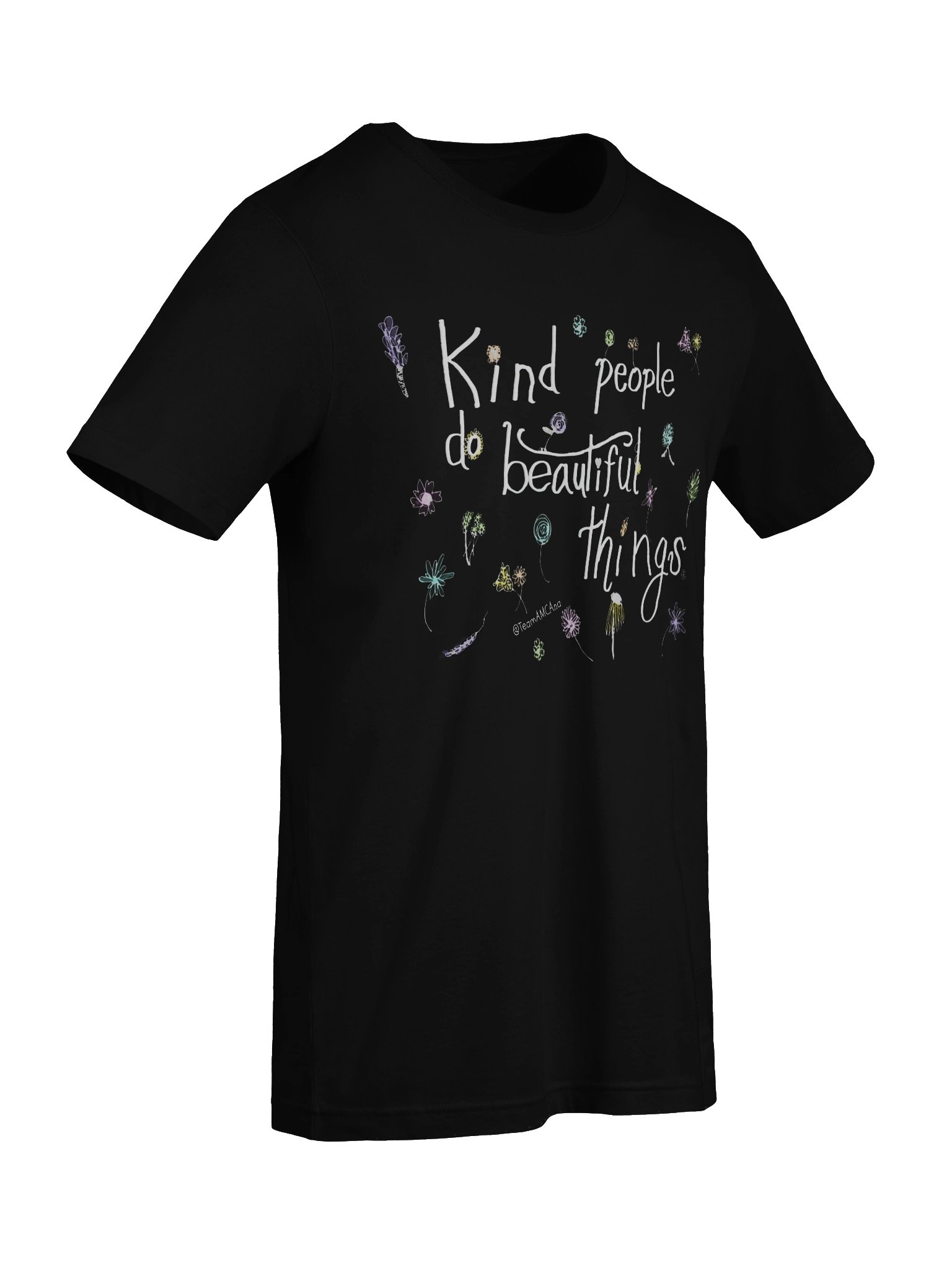 Ana's Wildflowers T-SHIRT (black shirt) product image (9)