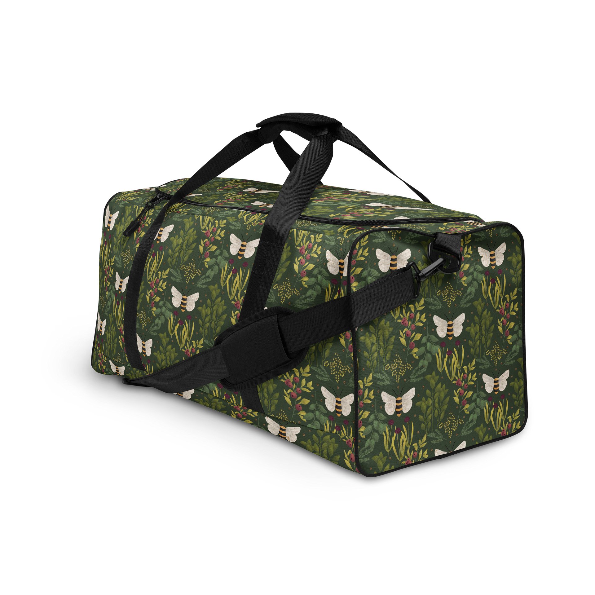 Bees and Foliage Duffel Bag product image (3)