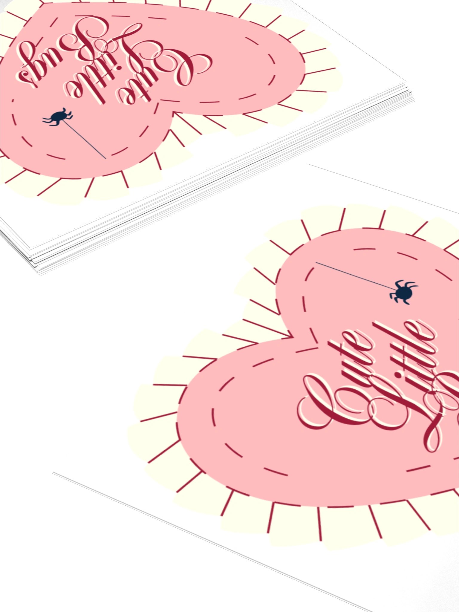 Heart Cute Little Bugs Sticker product image (4)