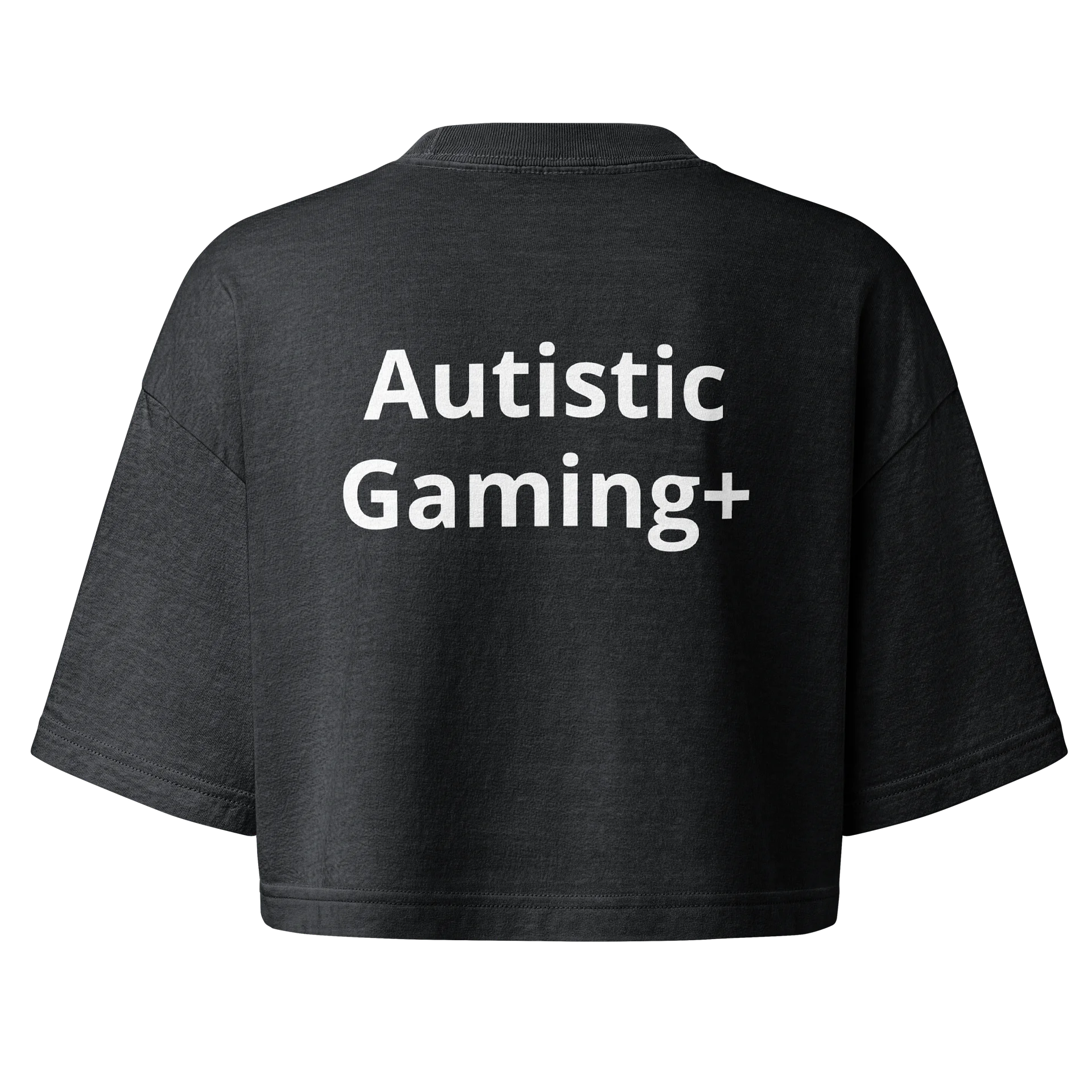 Autistic Gaming+ Cropped Tee product image (2)