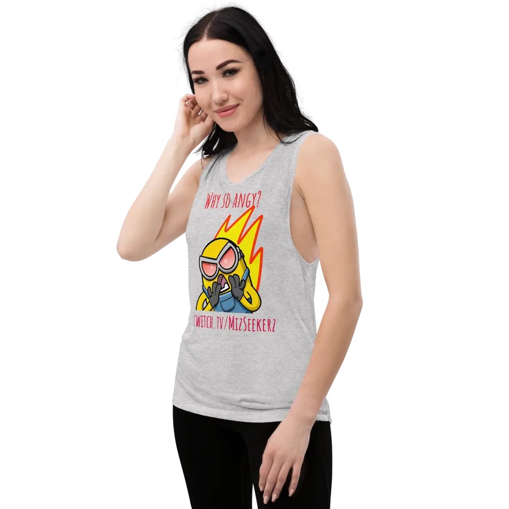 Women's Why so Angy Muscle Tank product image (9)