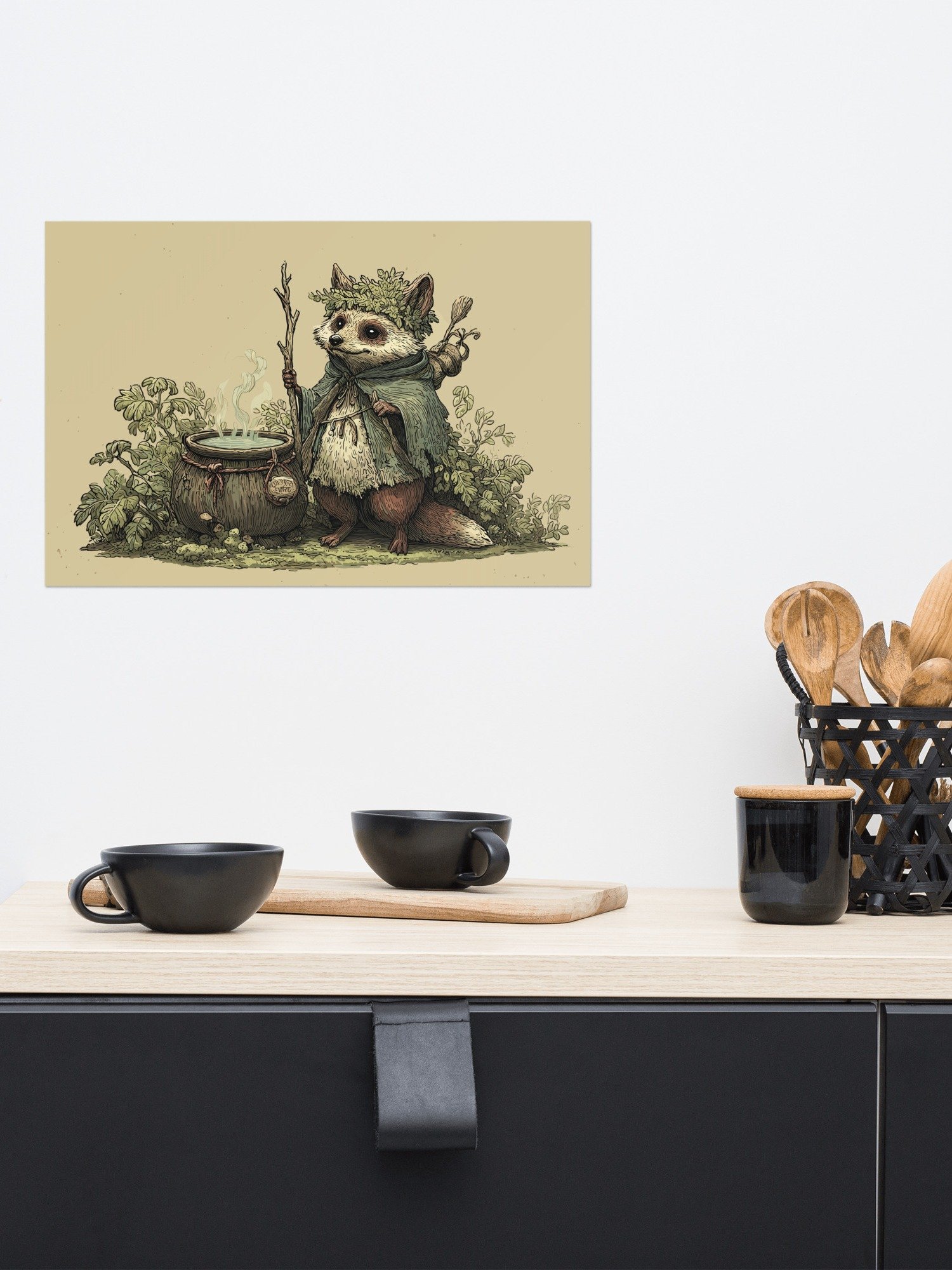 Woodland Brewer – Fantasy Herbal Alchemy Poster product image (2)