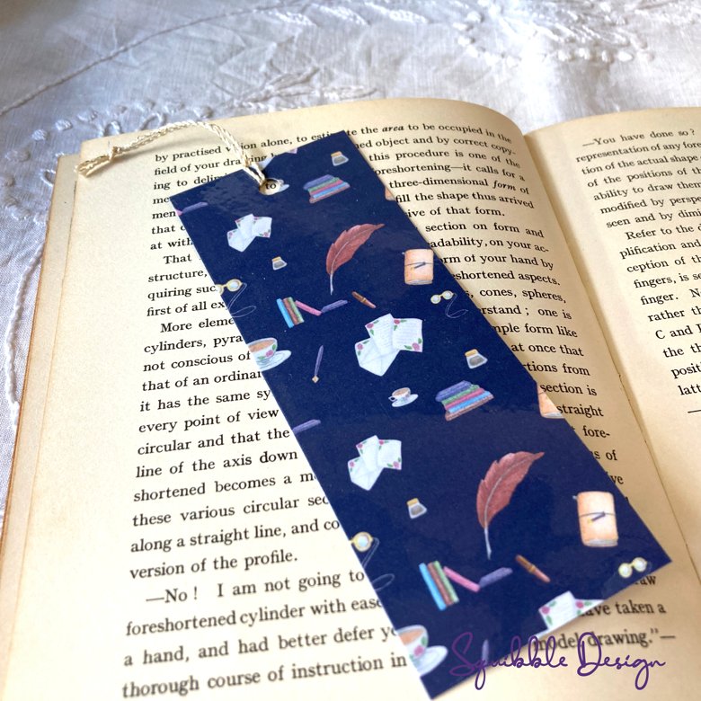 Bookmark - Vintage Stationery Pattern product image (2)