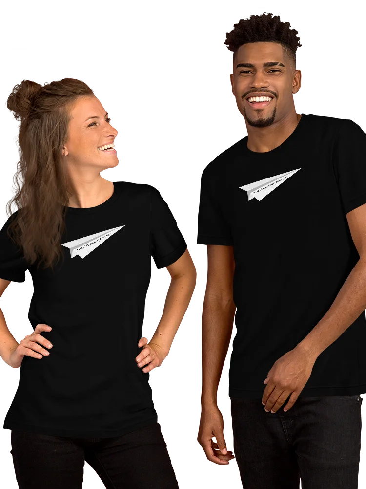 The Modern Airline Paper Plane Unisex T-Shirt product image (2)