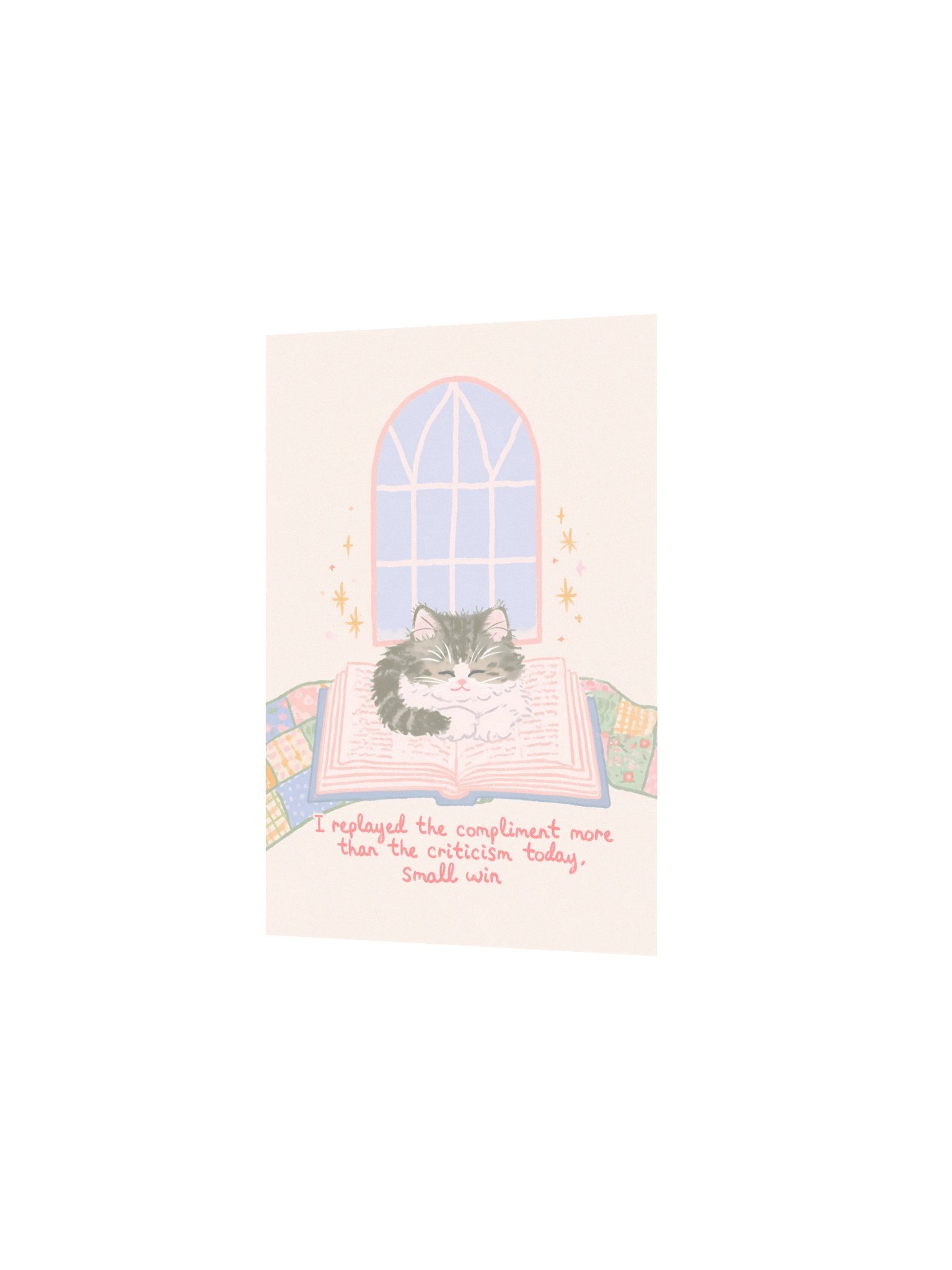 Small Win Cat Poster product image (11)