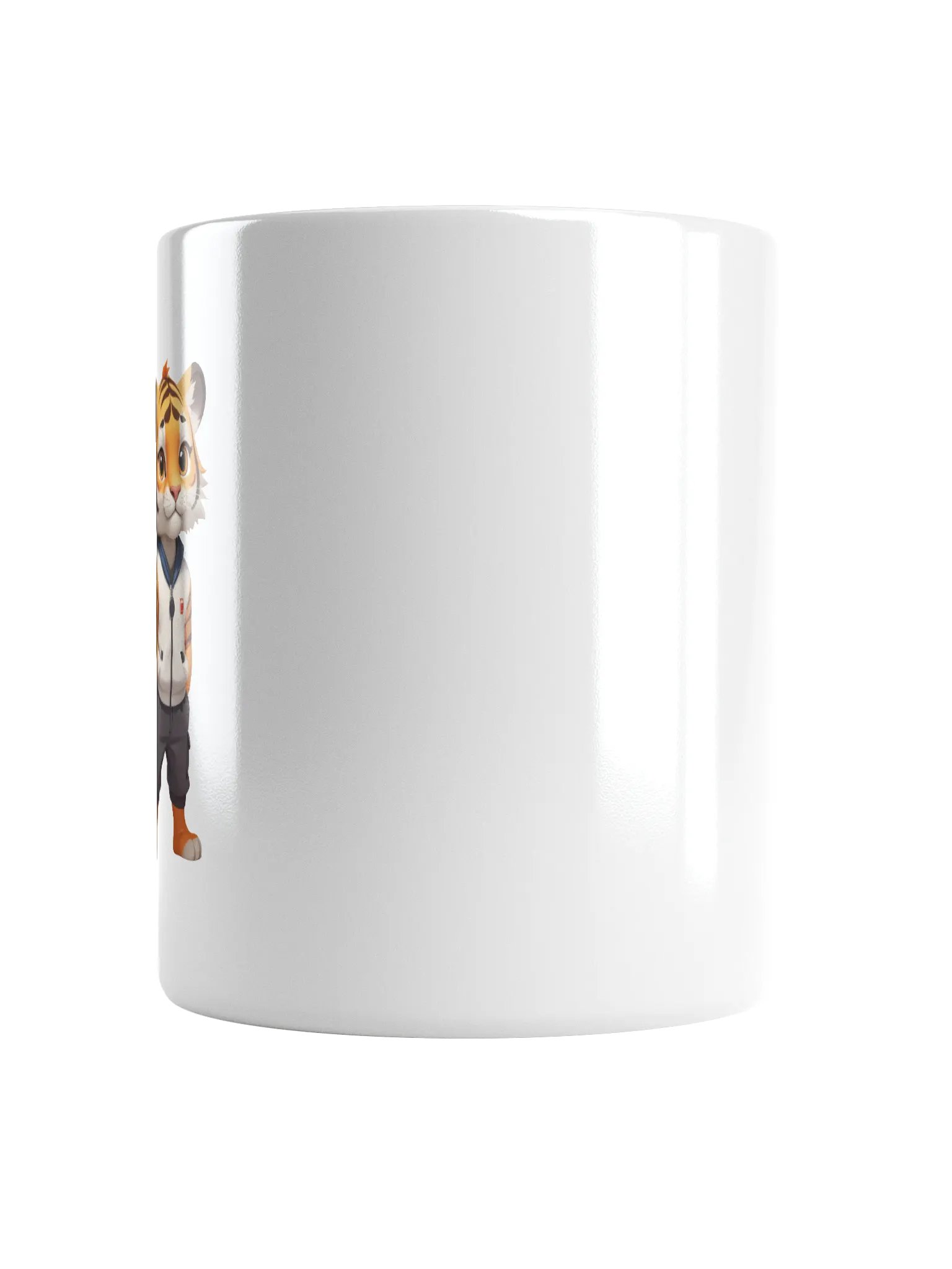Cute Cartoon Tiger White Mug product image (5)