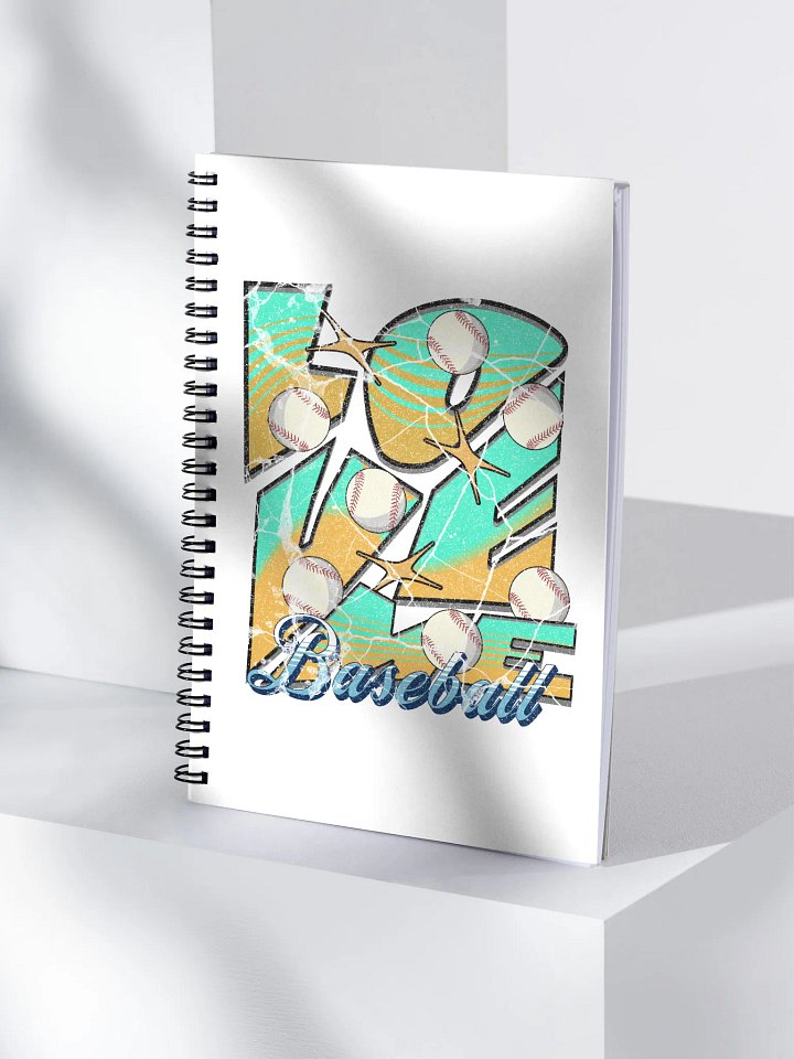 Love Me Baseball Starstruck Spiral Notebook product image (1)