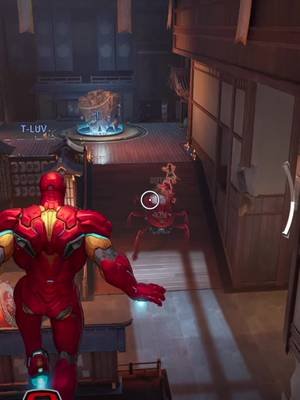 IRON MAN 🦾 looking out for the team🫡 🤝 👾: @T-LUV  🎮: @Marvel Rivals #fyp #fypシ #MarvelRivals #foryoupage #ironman 
