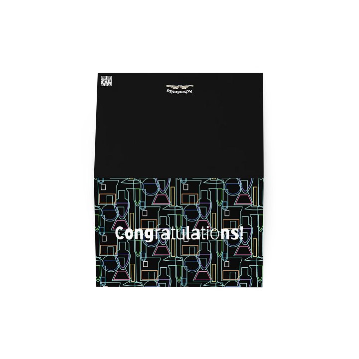Chemistry Lab Lines Graduation Card product image (2)