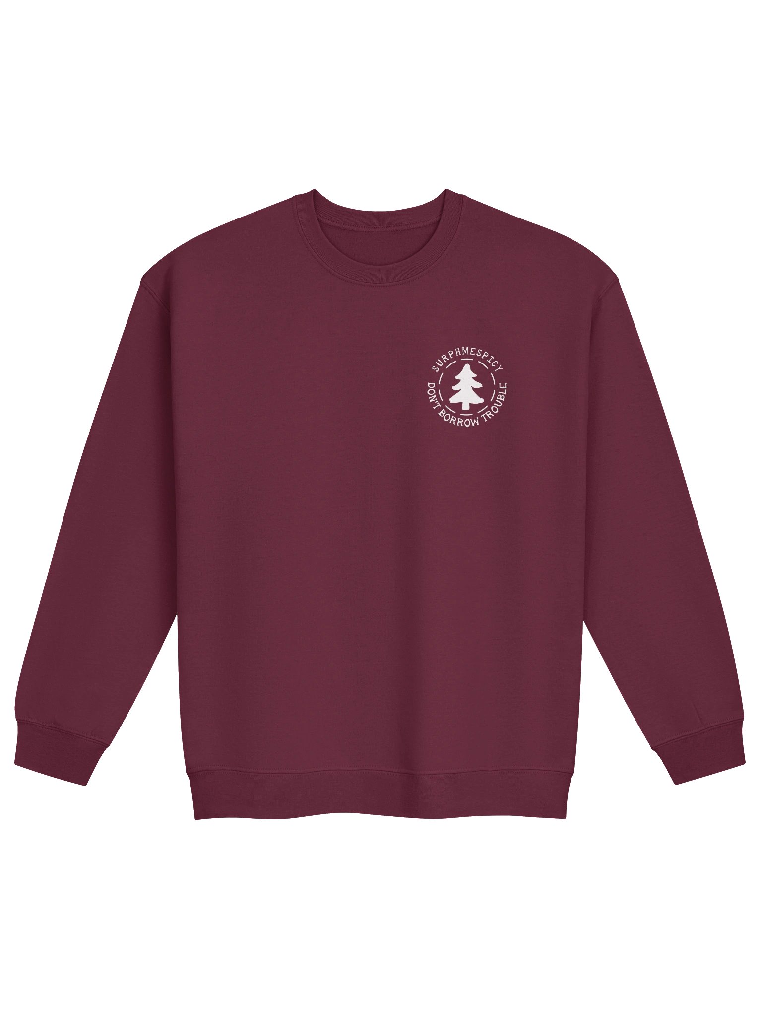 Don't Borrow Trouble Circle Sweatshirt product image (4)