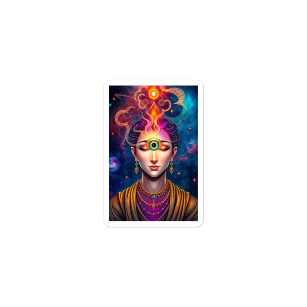 Mystical Third Eye Kiss Cut Stickers product image (1)