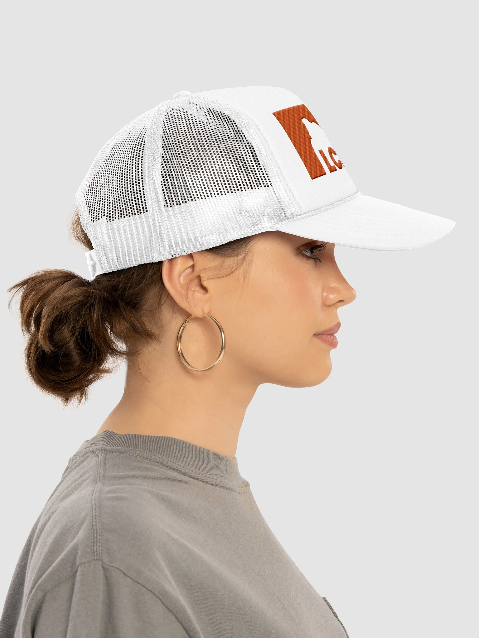 LCtoday Logo Trucker Hat - White product image (8)