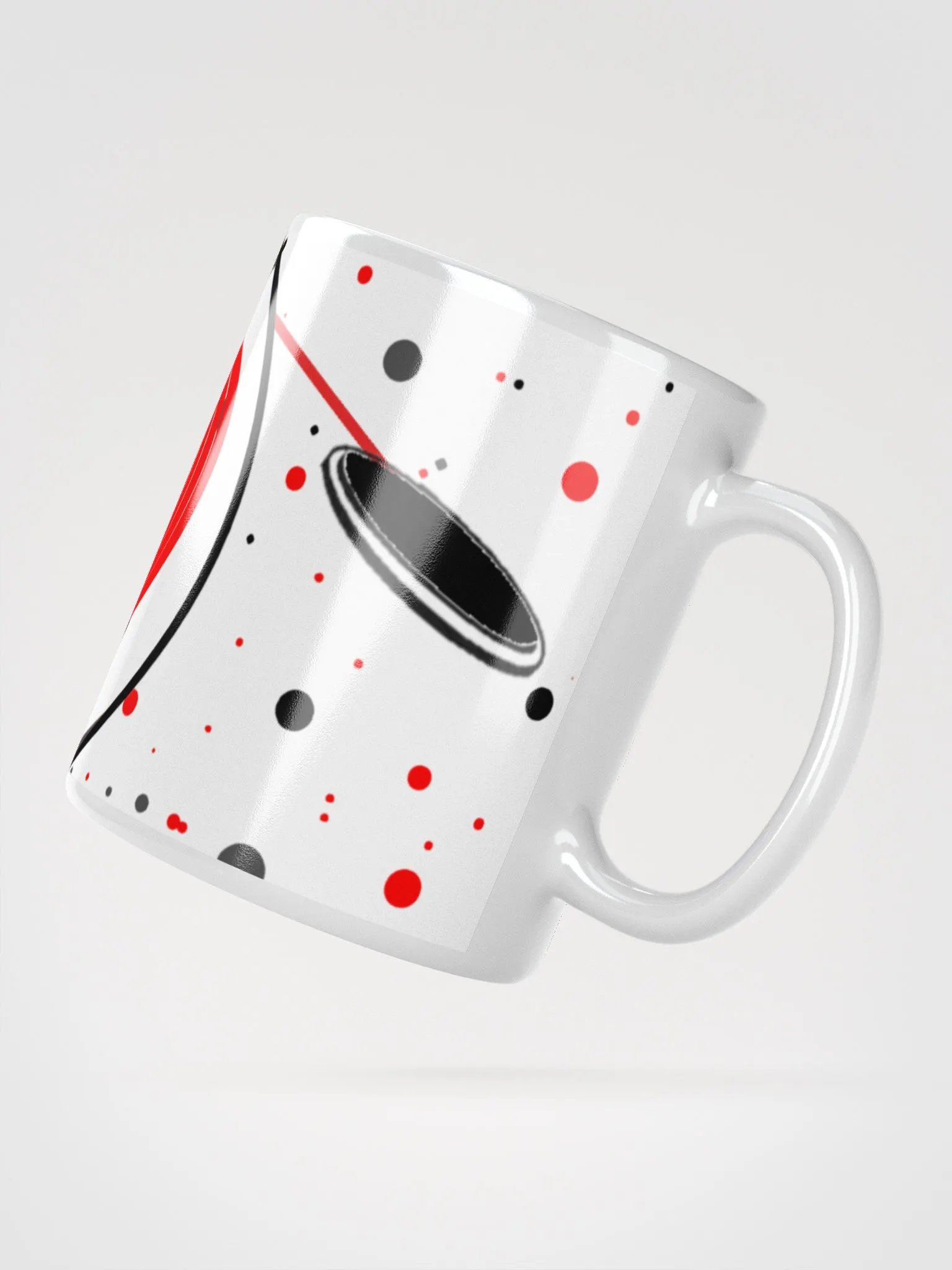 JustDisc Logo 1 - White Glossy Mug (11oz, 15oz) product image (4)