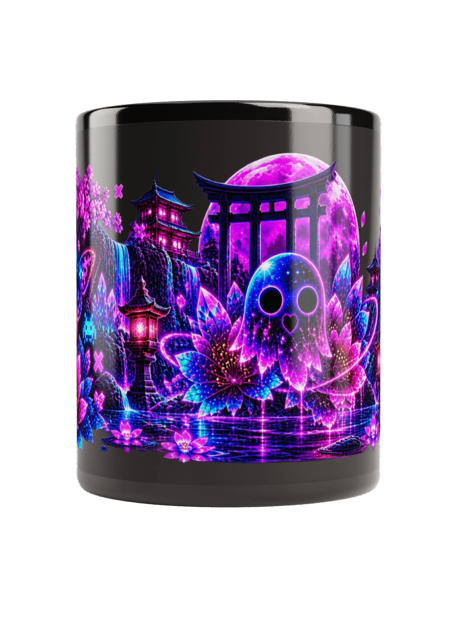 BLOOM MODE — Neon Sakura Gaming Mug product image (4)
