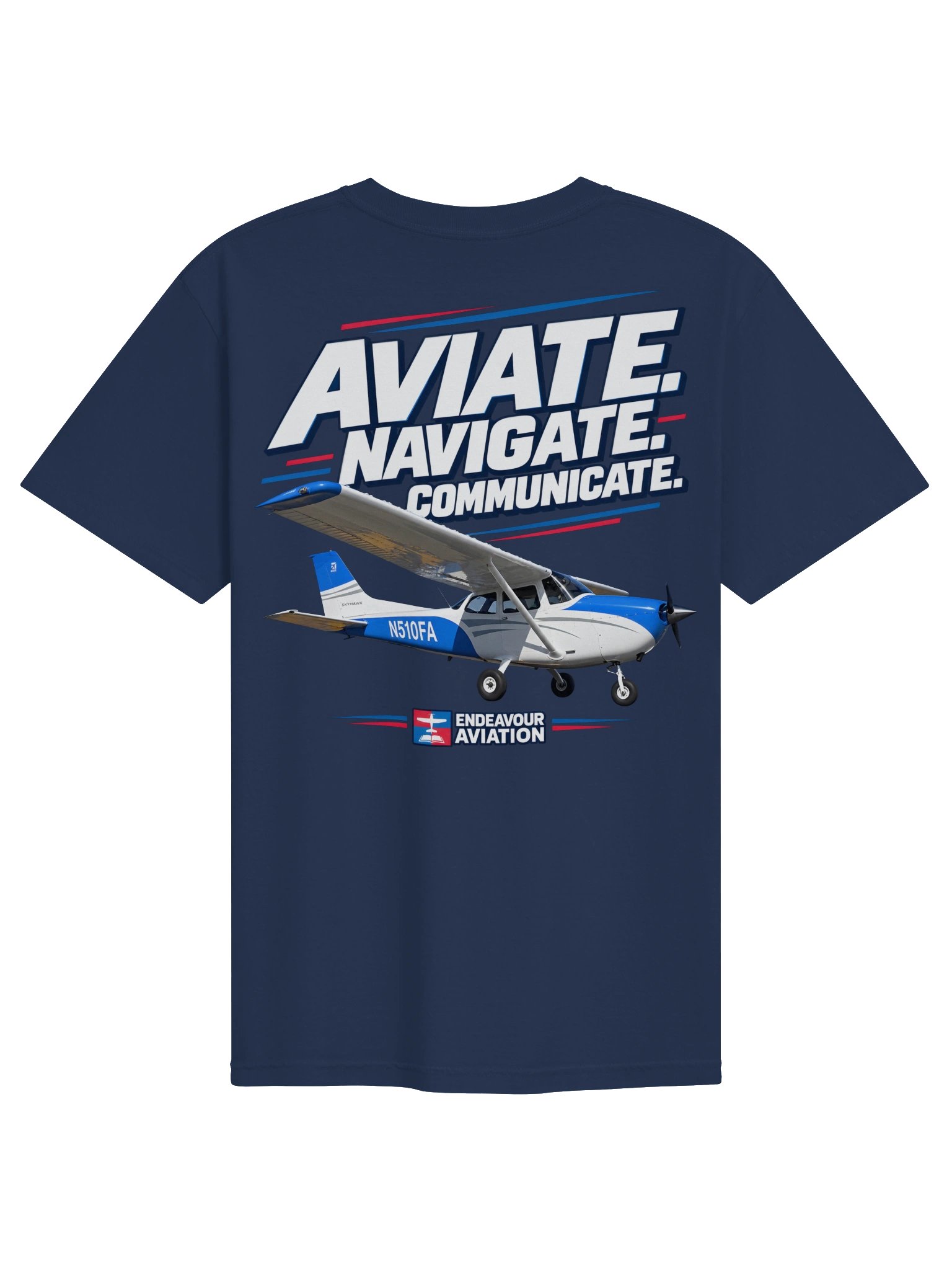 Aviate. Navigate. Communicate. | Endeavour Aviation Premium Tee product image (6)