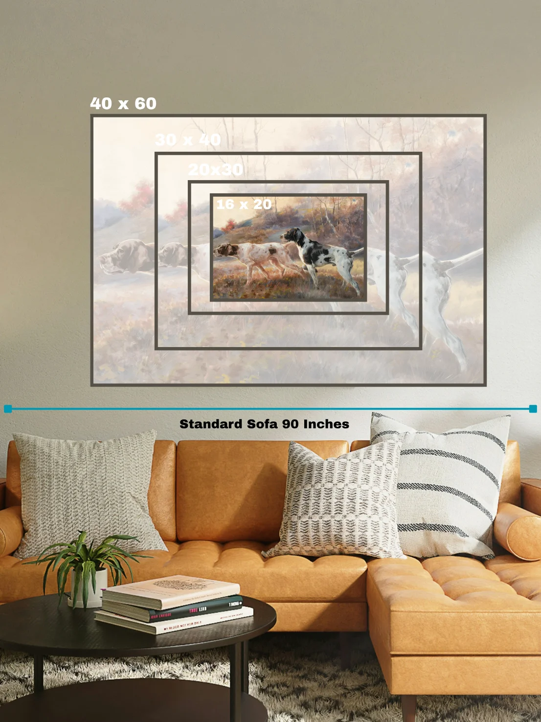 Antique Pointer Hunting Dog Portrait Canvas Print product image (15)