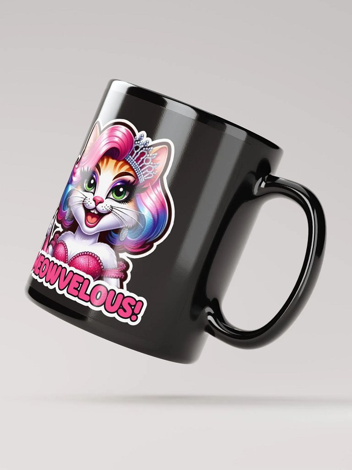 Meowvelous! Black Glossy Mug product image (4)