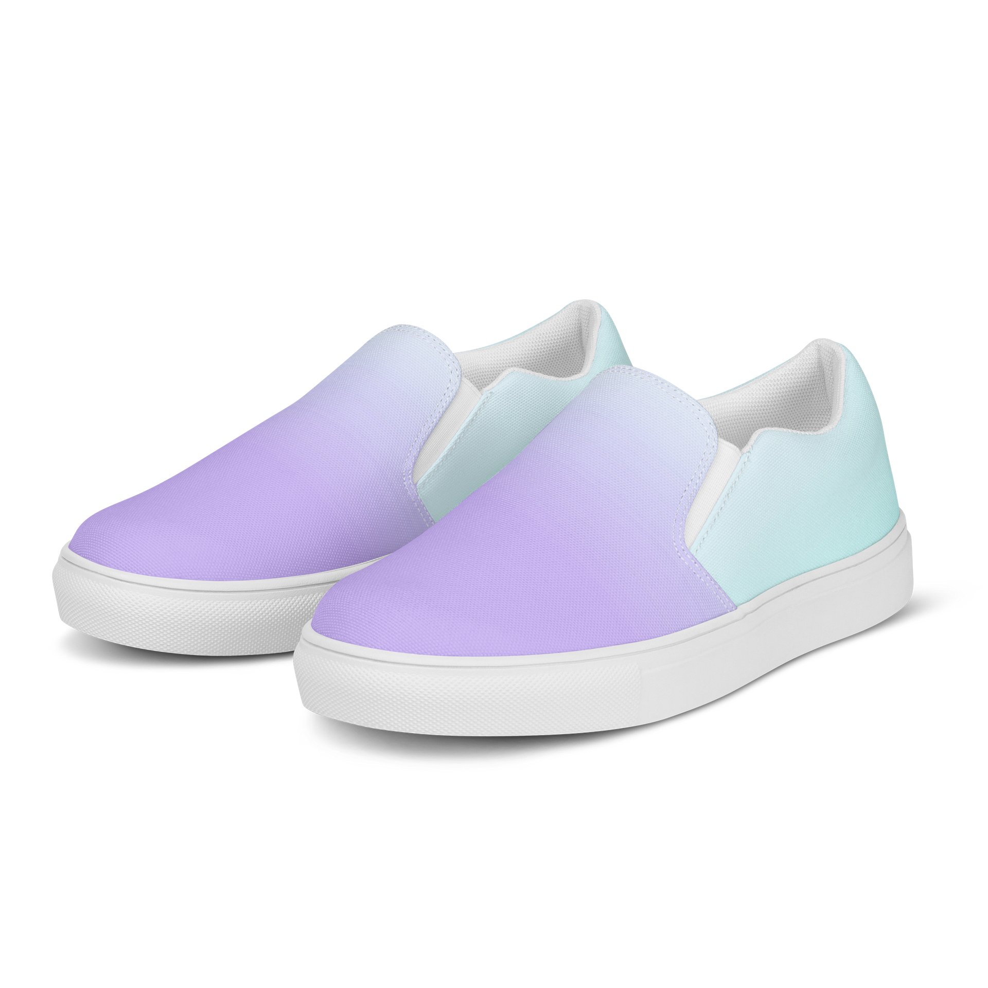 Pastel Gradient Slip-On Canvas Shoes product image (3)