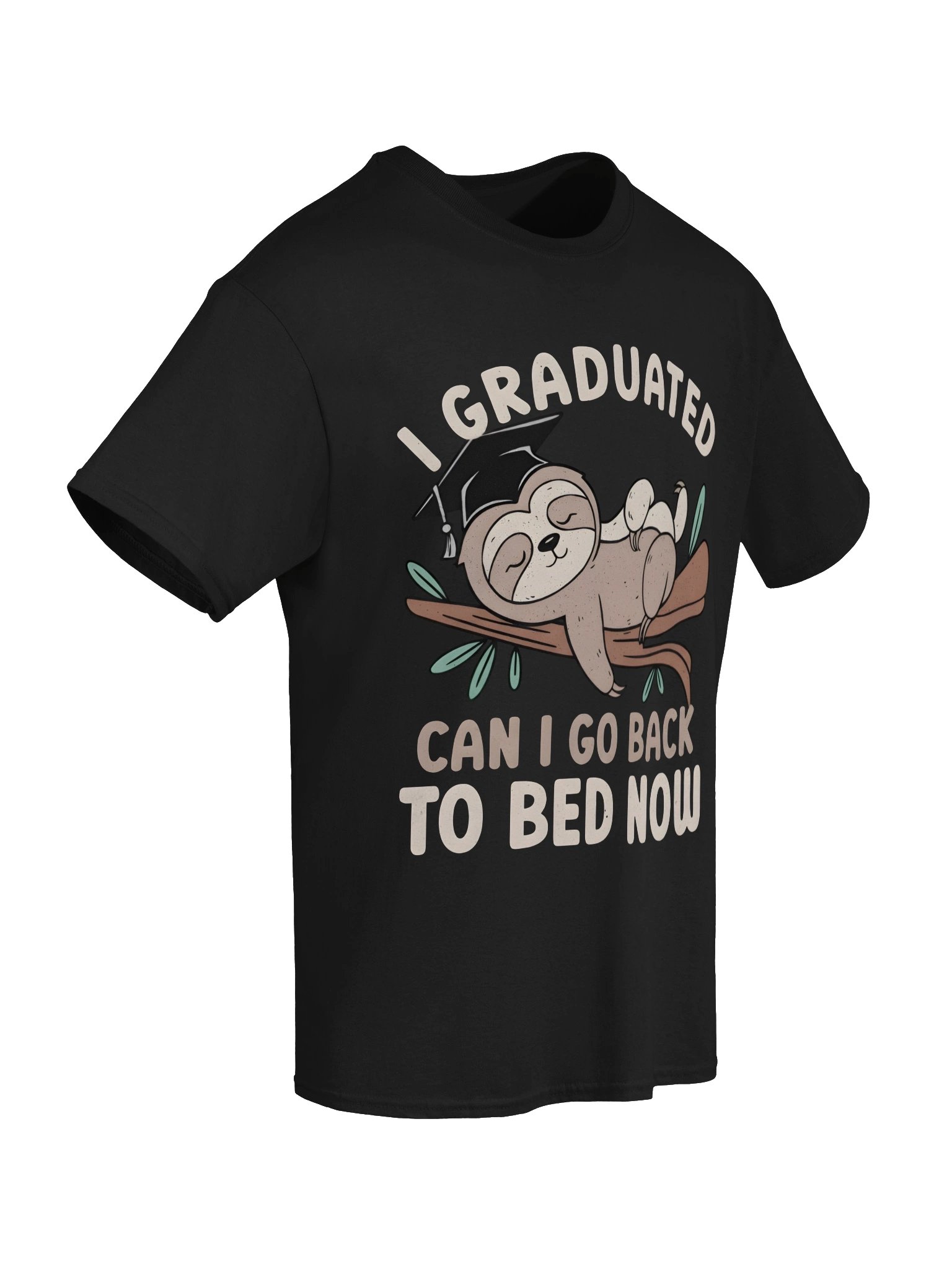 Graduation Sloth Sleep Mode Tee product image (6)