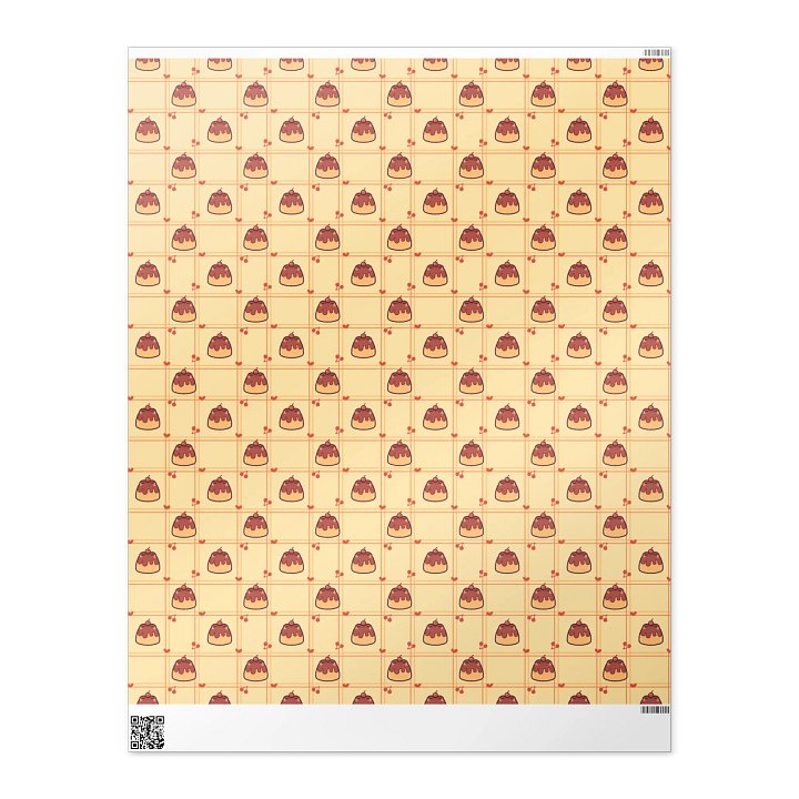 Froggy Pudding Wrapping Paper product image (1)