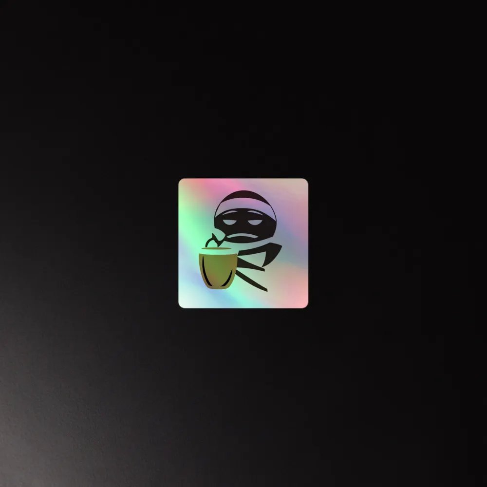 Blissful Sips Holographic Sticker Set product image (4)