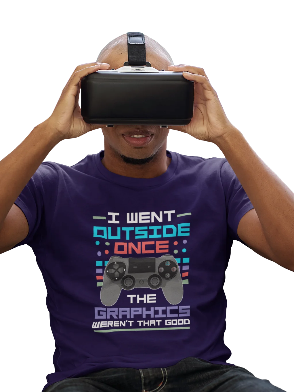 I Went Outside, the Graphics Weren’t That Good – Funny Gamer T-Shirt product image (2)