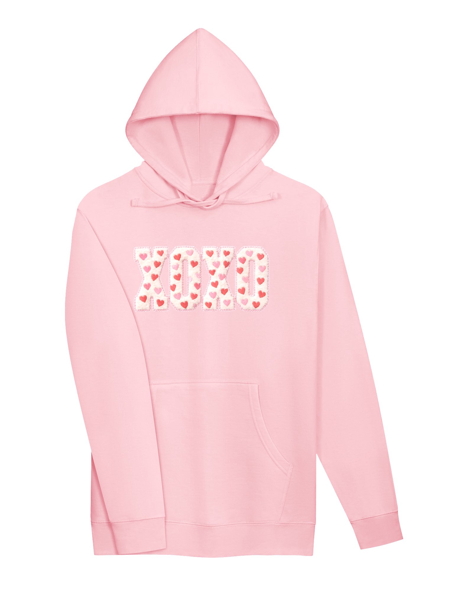 XOXO Hearts Midweight Unisex Hoodie product image (23)