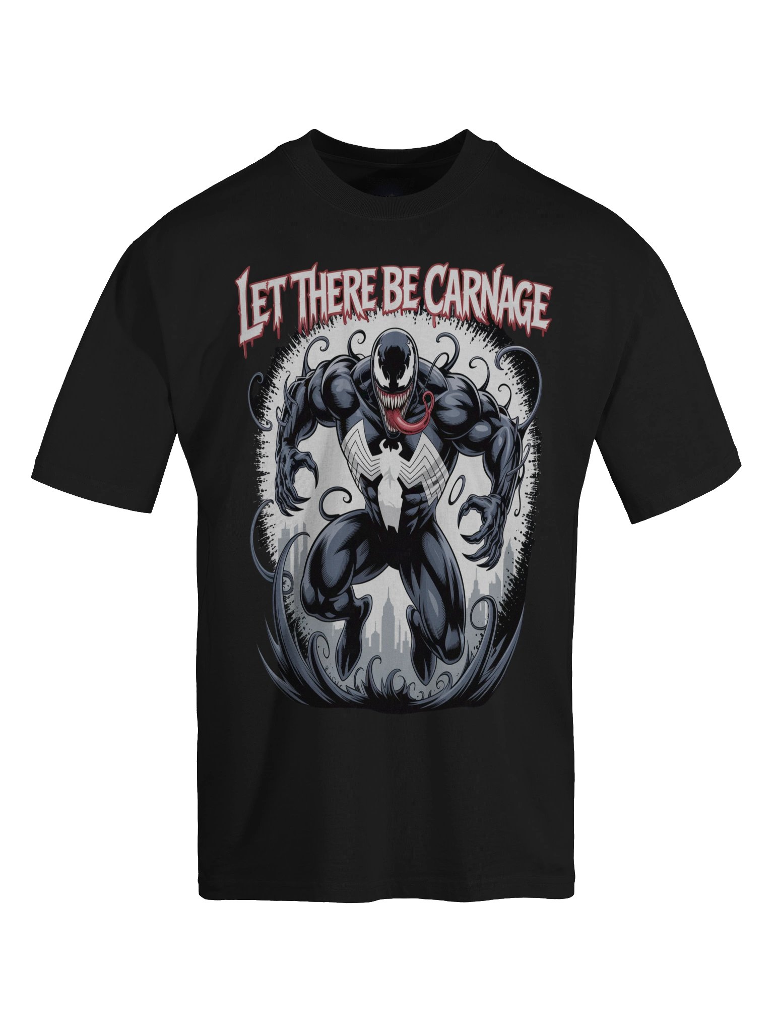 Let There Be Carnage: Venom Faded Oversized Tee product image (1)