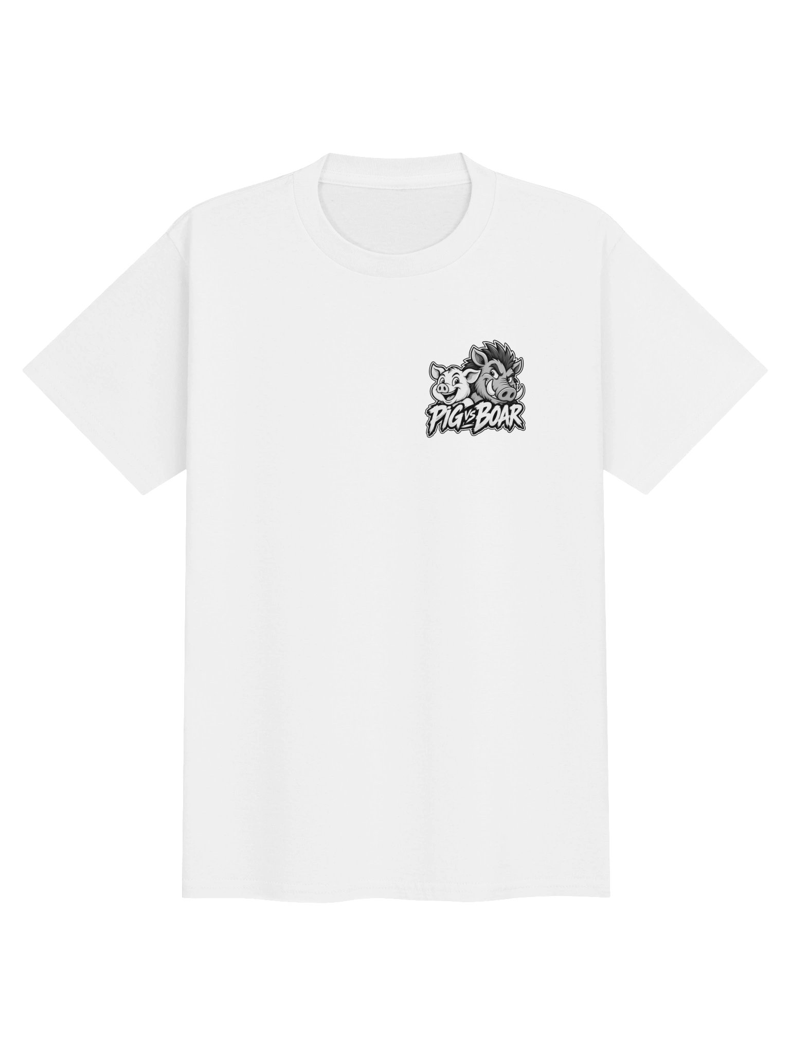Pig vs Boar Showdown Youth Tee - Monochrome product image (4)