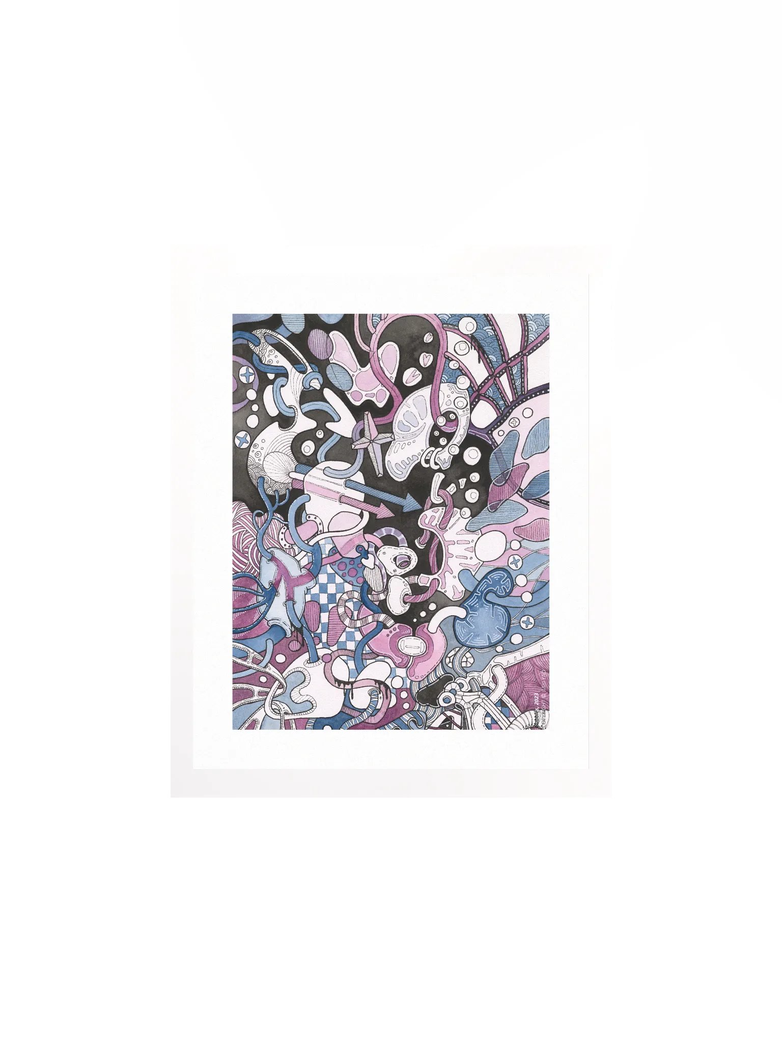 Bubbles - Original Art Print product image (2)
